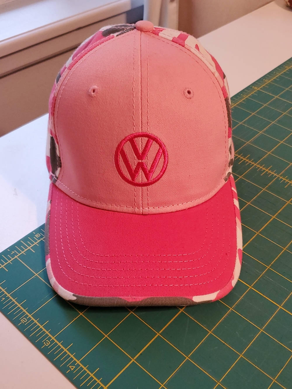Pink Camouflage VW Logo Baseball Cap